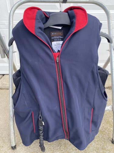 Airowear Ayrvest Advanced Ultraflex equine protective vest adult XXS Navy w/red