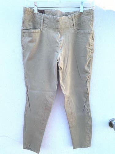 Ladies' Ariat Brittany 28R tan English Riding Breeches gently worn EUC