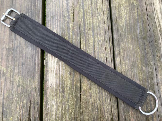 23" nylon web w/neoprene  straight Western pony cinch