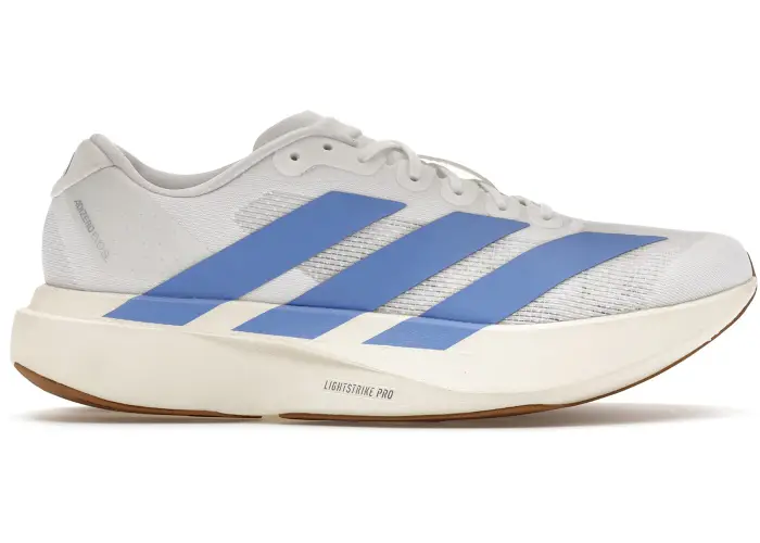 Size 9 - adidas Adizero Evo SL White Blue Fusion (Women's) JS4454