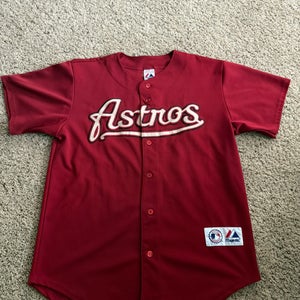Houston Astros Brick Red Vintage Jersey Men’s Large