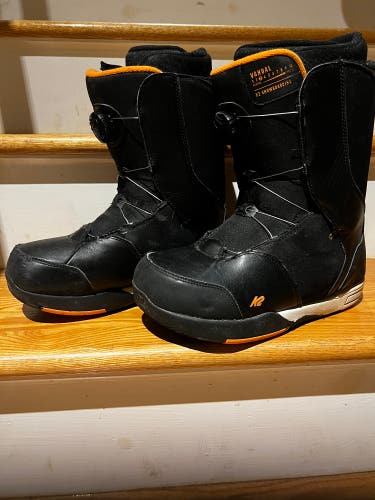Men's Size M 7.0 (W 8.0) K2 Vandal Snowboard Boots (Used)