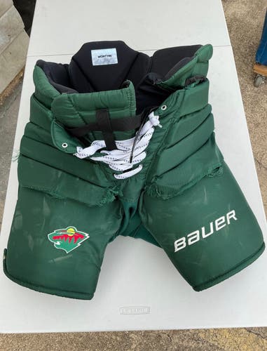 Zane McIntyre Wild Bauer Pro Spec Hockey Goalie Pants Pro Stock (Used)