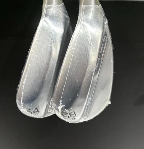 Titleist Vokey SM10 Tour Chrome 54*,58* Wedge Set Stiff KBS Tour RH NEW