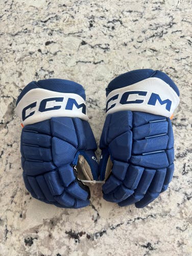 CCM JetSpeed FT1 Gloves 14" Pro Stock Toronto Maple Leafs