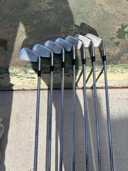 Men's 2012 Titleist 712 AP2 Left Hand Iron Set Stiff Flex Steel Shaft (Used)