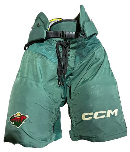 Wild Senior Large CCM HPTKXP Hockey Pants Pro Stock (Used) 53297