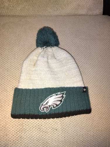 Adult Unisex One Size Fits Most 47 Brand Philadelphia Eagles Cuffed Knit Hat (New)