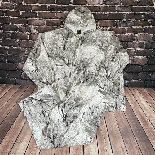 Cabelas Lightweight Coverup Parka Seclusion 3D Open Country White Camo Set XL