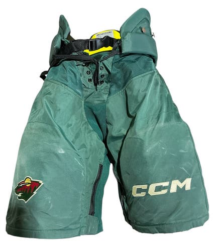 Wild Senior Large CCM HPTKXP Hockey Pants Pro Stock (Used) 59376