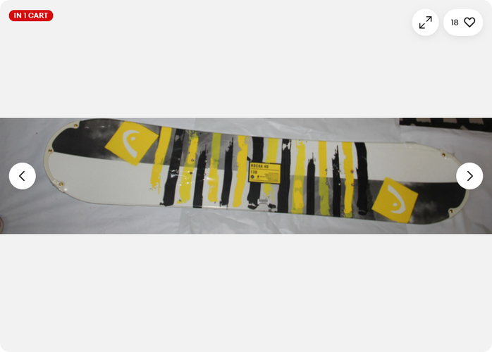 NEW HEAD Snowboard 130cm ROCKA 4D JR