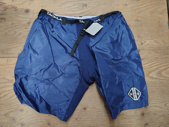 Navy Tackla Ice Hockey Pant Shell Cover Adult Sizes (New)