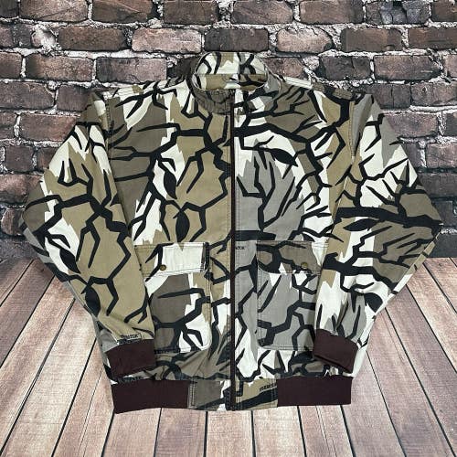 Vintage Cabelas Predator Camo Lightweight Hunting Jacket Mens Size XL Tall Rare