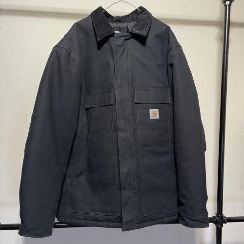 Carhartt Men's Black Duck Coat Arctic Quilt Lined C003-BLK Size XL Tall - NWOT