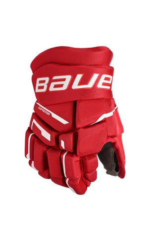 NEW Bauer Supreme M3 Gloves, Red 11"