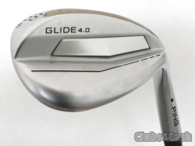 PING Glide 4.0 Wedge Blue Dot KBS Tour 120 Stiff 58° S-10  +1/4" TALL