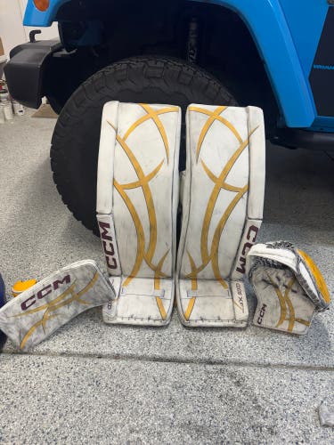 34" 2024 CCM AXIS Pro Regular Goalie Full Set (Used)