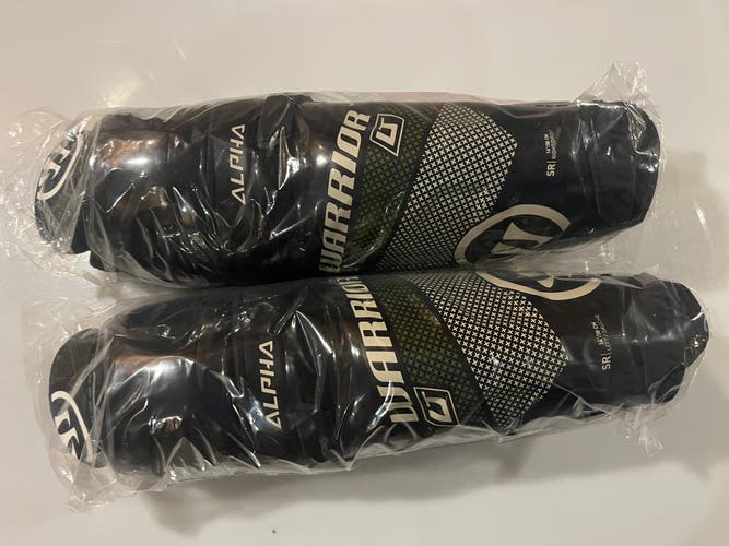 Senior Warrior Alpha LT 15" Shin Pads (New)