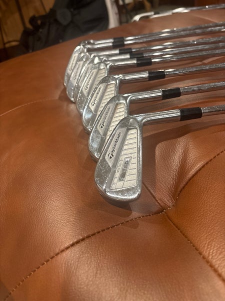 Men's 2018 TaylorMade P760 Right Handed Iron Set Stiff Flex (8 Clubs) #4 - #9, PW, GW (Used)