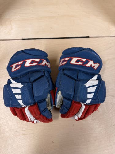 Moncton Wildcats CCM Gloves – 13” – QMJHL Team Issued – Used