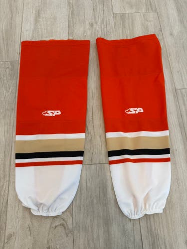 Hockey Player Socks - Ducks Colors