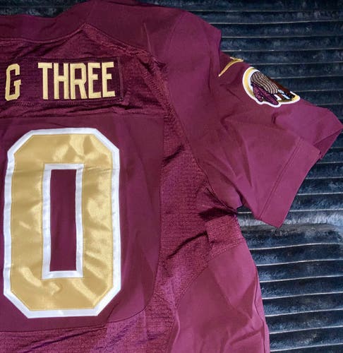 Authentic Personalized Limited Series RG-3 Redskins Jersey “Our G Three”