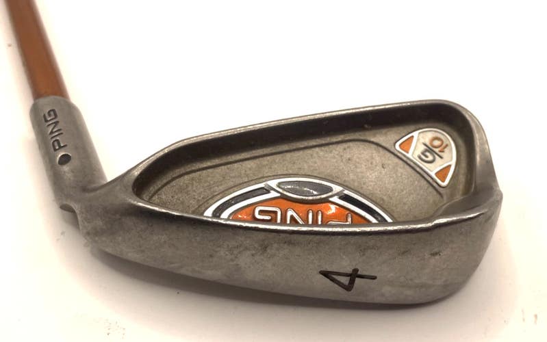 PING G10 4 IRON BLACK DOT TFC 129 i REGULAR GRAPHITE SHAFT *Good*