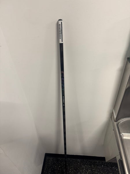 Senior CCM Ribcor Trigger 10 Pro Left Hand (New) wrapped as the Blacked out ghost graphic