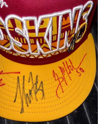 Unique Signed Redskins Hat