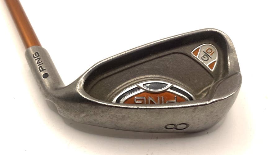 PING G10 8 IRON BLACK DOT TFC 129 i REGULAR GRAPHITE SHAFT *Good*