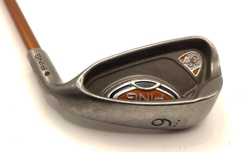 PING G10 9 IRON BLACK DOT TFC 129 i REGULAR GRAPHITE SHAFT *Good*
