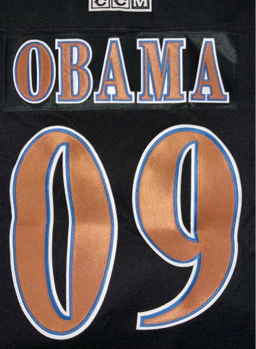 Unique Personalized Authentic Official NHL Washington Capitals Jersey with Obama #09