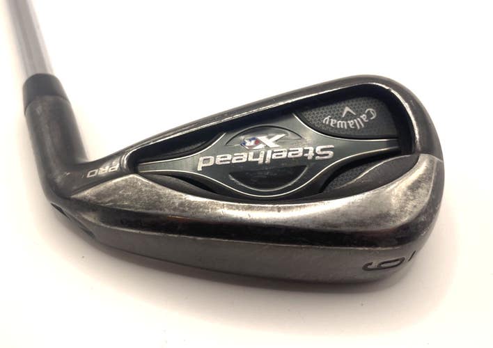 Callaway Steelhead XR Pro 6 Iron TT SpeedStep 85 Stiff Steel Shaft *Good*