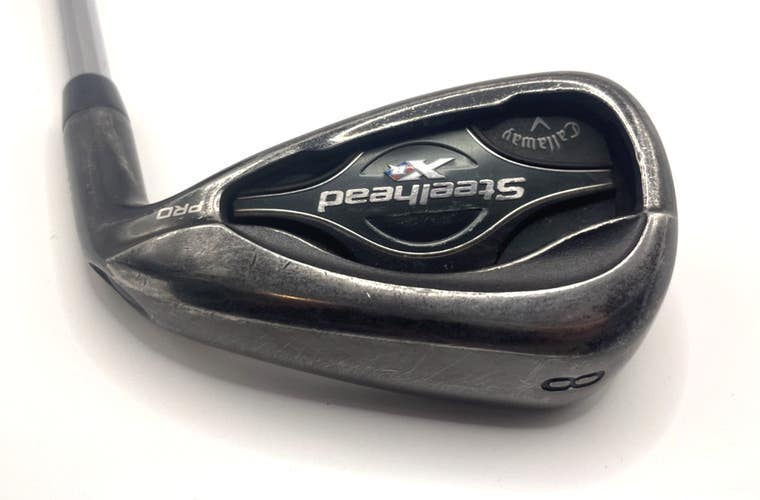 Callaway Steelhead XR Pro 8 Iron TT SpeedStep 85 Stiff Steel Shaft *Good*