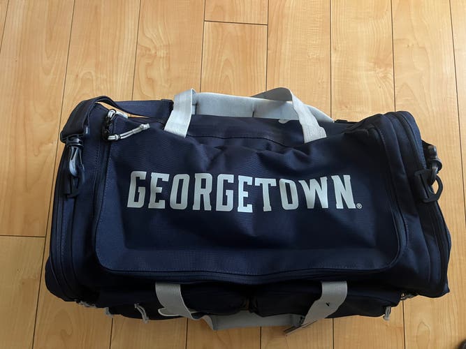 Nike 2024 Utility Power Duffel Gorgetown Hoyas Football Gym Bag Large Navy