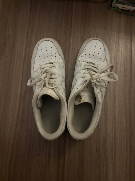 White Men's Size 13.0 (W 14.0) Adult Nike Air Force 1 Shoes (Used)