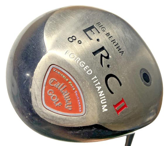 Callaway ERC II Forged Titanium Driver 8 RH System 50 Regular Flex 44" New Grip