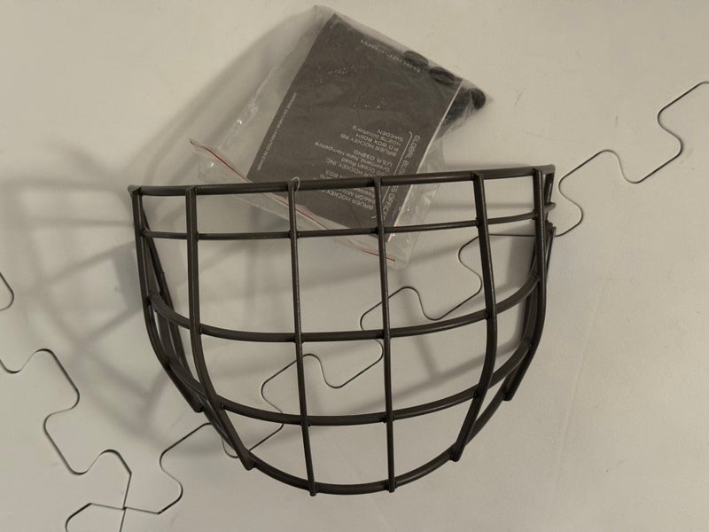 Bauer NME Jr Certified Straight Bar Cage, Grey, RPNMEMJR (New)