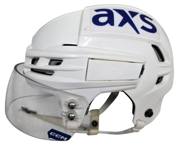 CCM TACKS 910 PRO STOCK HOCKEY HELMET SMALL WHITE WOLFPACK (3) (15544)