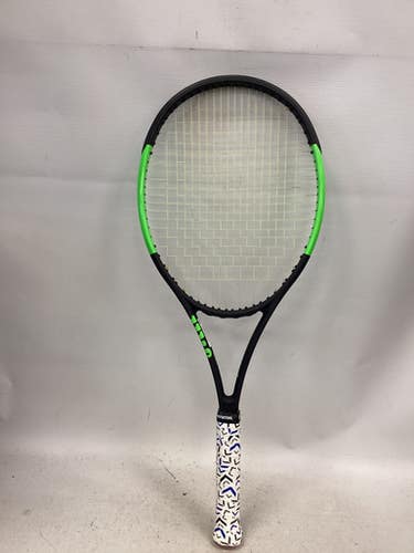 Used Wilson BLADE 104 V6.0 Adult Tennis Racquet Black 4 5/8" 11851-S000046144