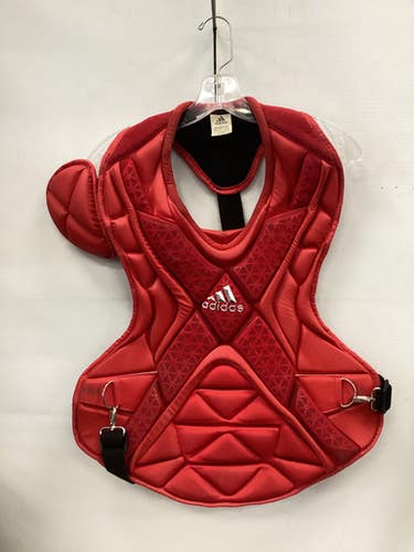 Used Adidas PRO SERIS Catchers Chest Protector Red Adult 11851-S000046176