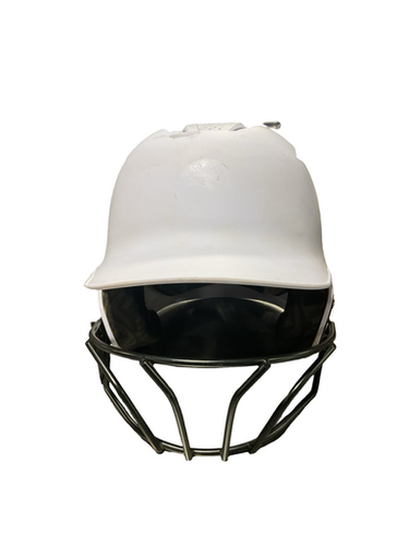 Used Evoshield WHITE SB HELMET L/XL Batting Helmet w/Mask White XL 11834-S000049862