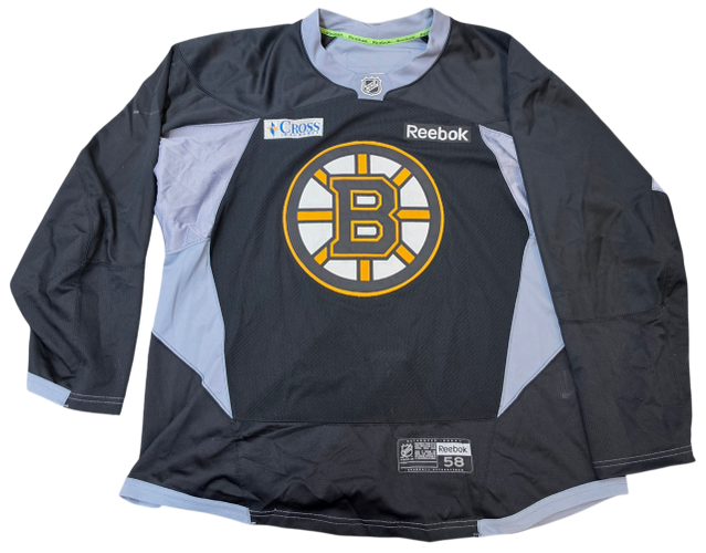 Reebok Edge 3.0 Custom Pro Stock Hockey Practice Jersey Bruins 58 Used (15578)