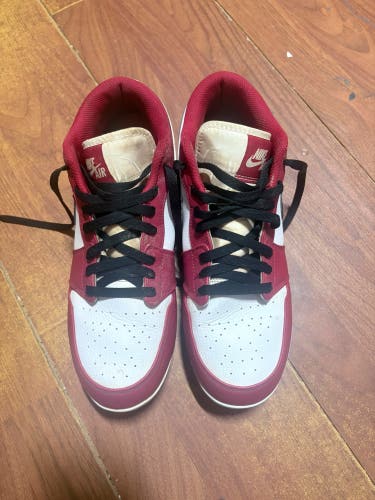 Red Men's Size M 10.5 (W 11.5) Adult Jordan Molded Cleats Cleats (Used)