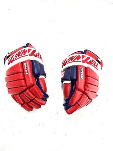 Used WinnWell PRO Senior Gloves Navy Blue And Red 14" 11860-C000308143