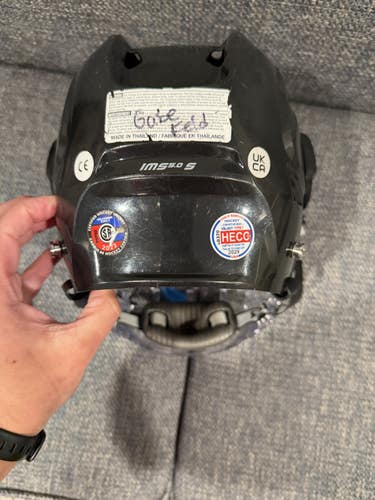 Small Bauer IMS 5.0 Helmet (Used) Plus Face Bauer Junior Concept III Full Face Shield