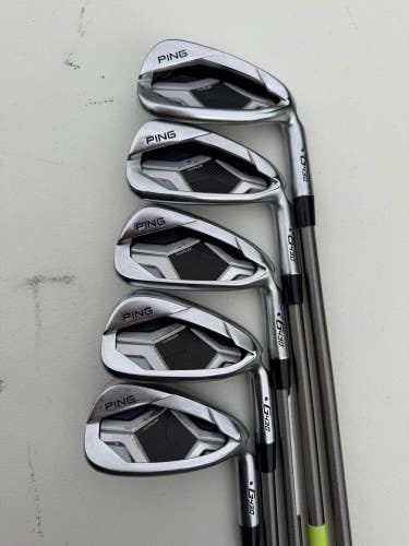 Ping G430 Iron Set 6-PW Blue Dot SteelFiber i70cw Regular Flex +1/4 NICE