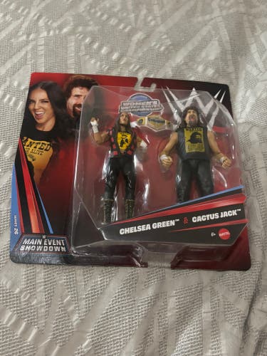 WWE Action Figures Chelsea Green & Cactus Jack Brand New