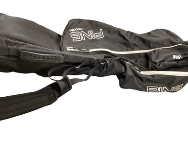 Used Ping MOONLITE Mens Stand Bag Black 11613-S000181343