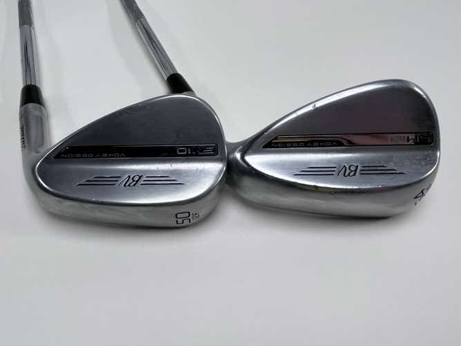 Titleist Vokey SM10 Tour Chrome Wedge Set 50* 12 54* 12 SM10 Wedge Steel Mens RH